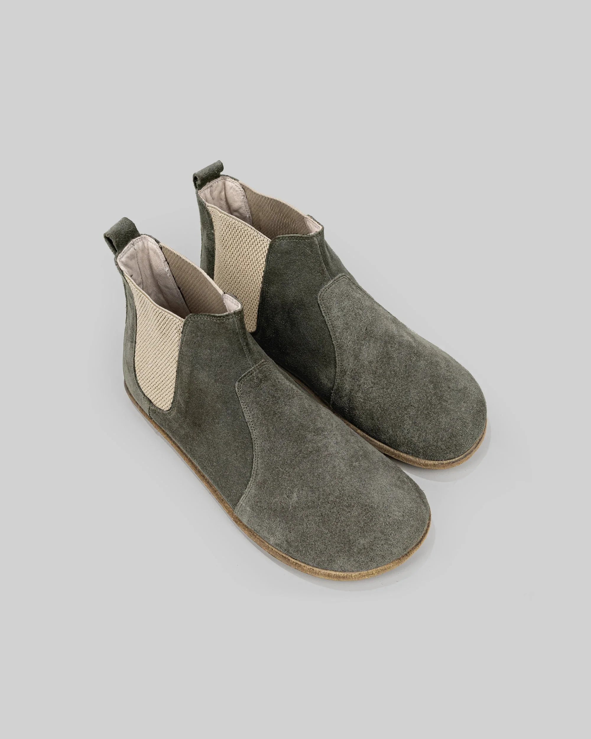 Women's Leather Chelsea Boots - Handcrafted Calf Leather Wide Toe Box | Bespoky