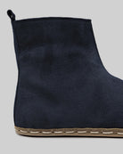 Top view Navy Chelsea Boots - Handcrafted Calf Leather | Bespoky