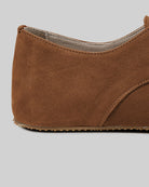Detail Tan Oxford Shoes - Handcrafted Calf Leather Turkey | Bespoky