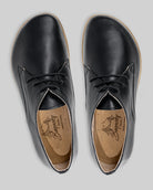 Side view Black Oxford Shoes - Calf Leather Zero Drop | Bespoky