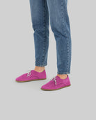 Top view Pink Oxford Shoes - Handcrafted Calf Leather | Bespoky