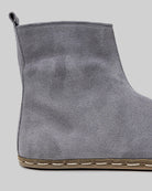 Top view Grey Suede Chelsea Boots - Handcrafted Calf Leather | Bespoky