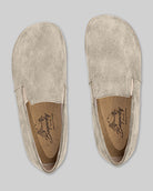 Back view Cream Barefoot Shoes - Calf Leather Handcrafted | Bespoky