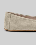 Top view Cream Ballet Flats - Handcrafted Calf Leather | Bespoky
