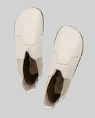 Sole detail Cream Chelsea Boots - Zero Drop Calf Leather | Bespoky
