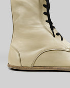 Top view Beige Barefoot Boot - Handcrafted Calf Leather | Bespoky