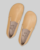 Side view Melon Yellow Barefoot Shoes - Calf Leather Zero Drop | Bespoky