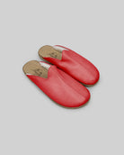 Women's Gold Shearling Slippers - Handcrafted Calf Leather Wide Toe Box | Bespoky