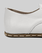 Top view White Oxford Shoes - Handcrafted Calf Leather | Bespoky