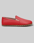Side view Red Barefoot Shoes - Calf Leather Zero Drop | Bespoky