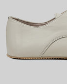 Top view Lucas Beige Oxford Shoes - Handcrafted Calf Leather | Bespoky