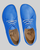 Side view Blue Oxford Shoes - Calf Leather Zero Drop | Bespoky