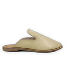 Detail Yellow Pointed Toe Mules - Handcrafted Calf Leather Turkey | Bespoky