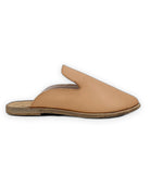 Back view Undyed Pointed Toe Mules - Calf Leather Handcrafted | Bespoky