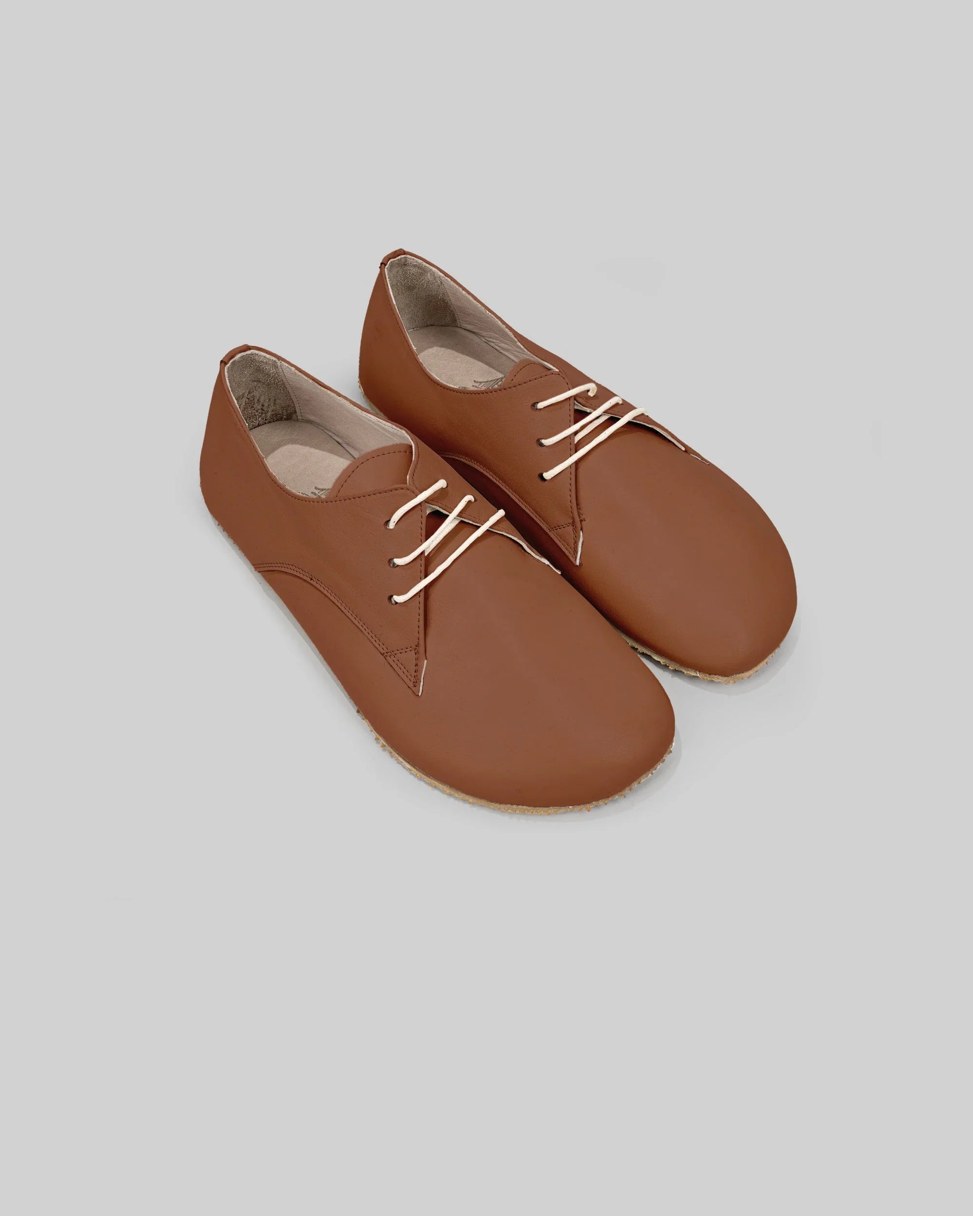 Men's Dark Brown Oxford Shoes - Handcrafted Calf Leather Wide Toe Box | Bespoky