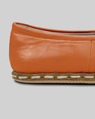 Detail Orange Yemeni Shoes - Handcrafted Calf Leather Turkey | Bespoky
