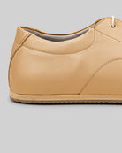 Top view Melon Yellow Barefoot Sneaker - Handcrafted Calf Leather | Bespoky