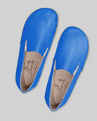 Side view Blue Barefoot Shoes - Calf Leather Zero Drop | Bespoky