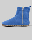 Top view Blue Suede Chelsea Boots - Handcrafted Calf Leather | Bespoky