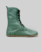 Top view Green Barefoot Boot - Handcrafted Calf Leather | Bespoky
