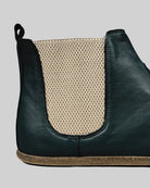 Top view Dark Green Chelsea Boots - Handcrafted Calf Leather | Bespoky
