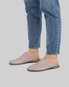 Top view Pink Slippers - Handcrafted Calf Leather | Bespoky