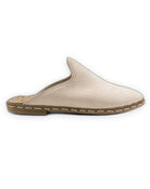 Top view Beige Nubuck Slippers - Handcrafted Calf Leather | Bespoky