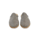 Top view Grey Suede Slippers - Handcrafted Calf Leather | Bespoky
