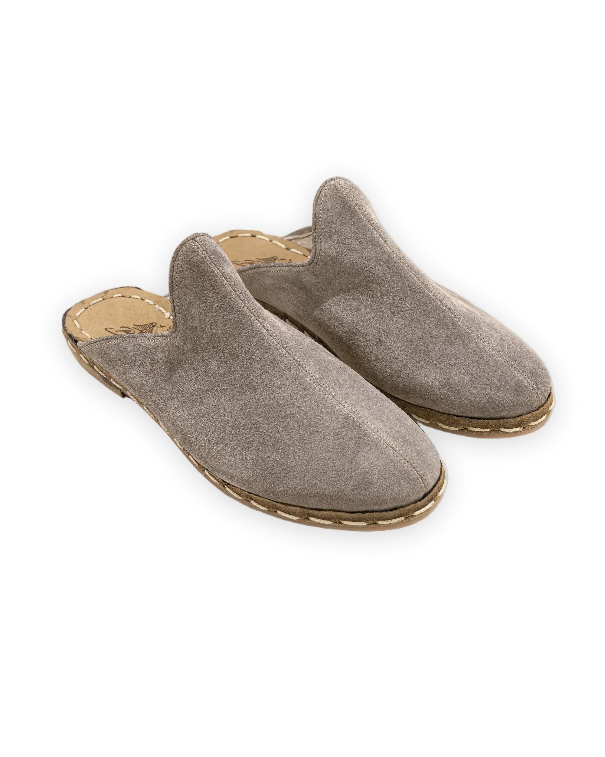 Men's Suede Slippers - Handcrafted Calf Leather Wide Toe Box | Bespoky