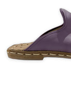 Top view Purple Slippers - Handcrafted Calf Leather | Bespoky