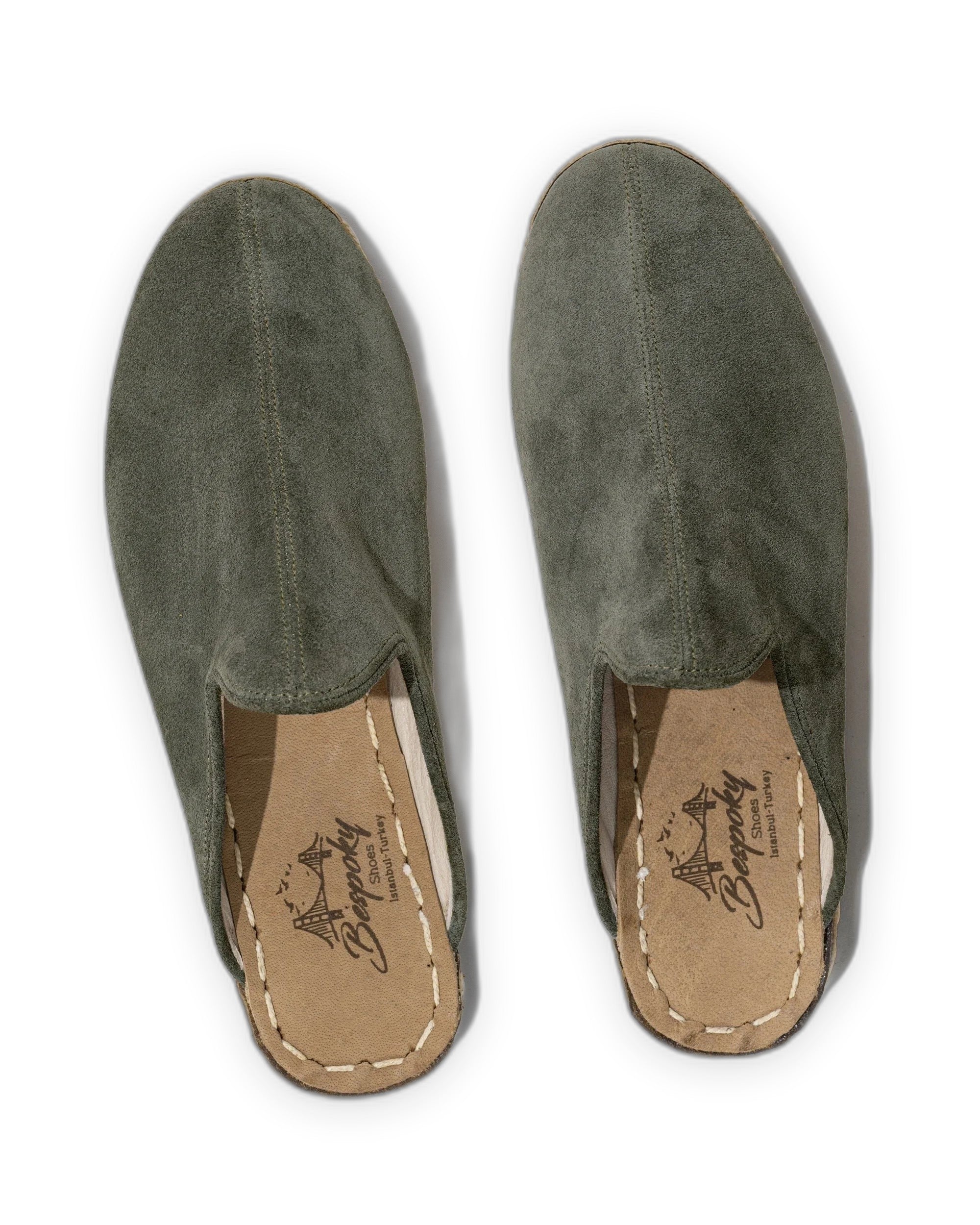 Side view Leather Slippers - Calf Leather Zero Drop | Bespoky