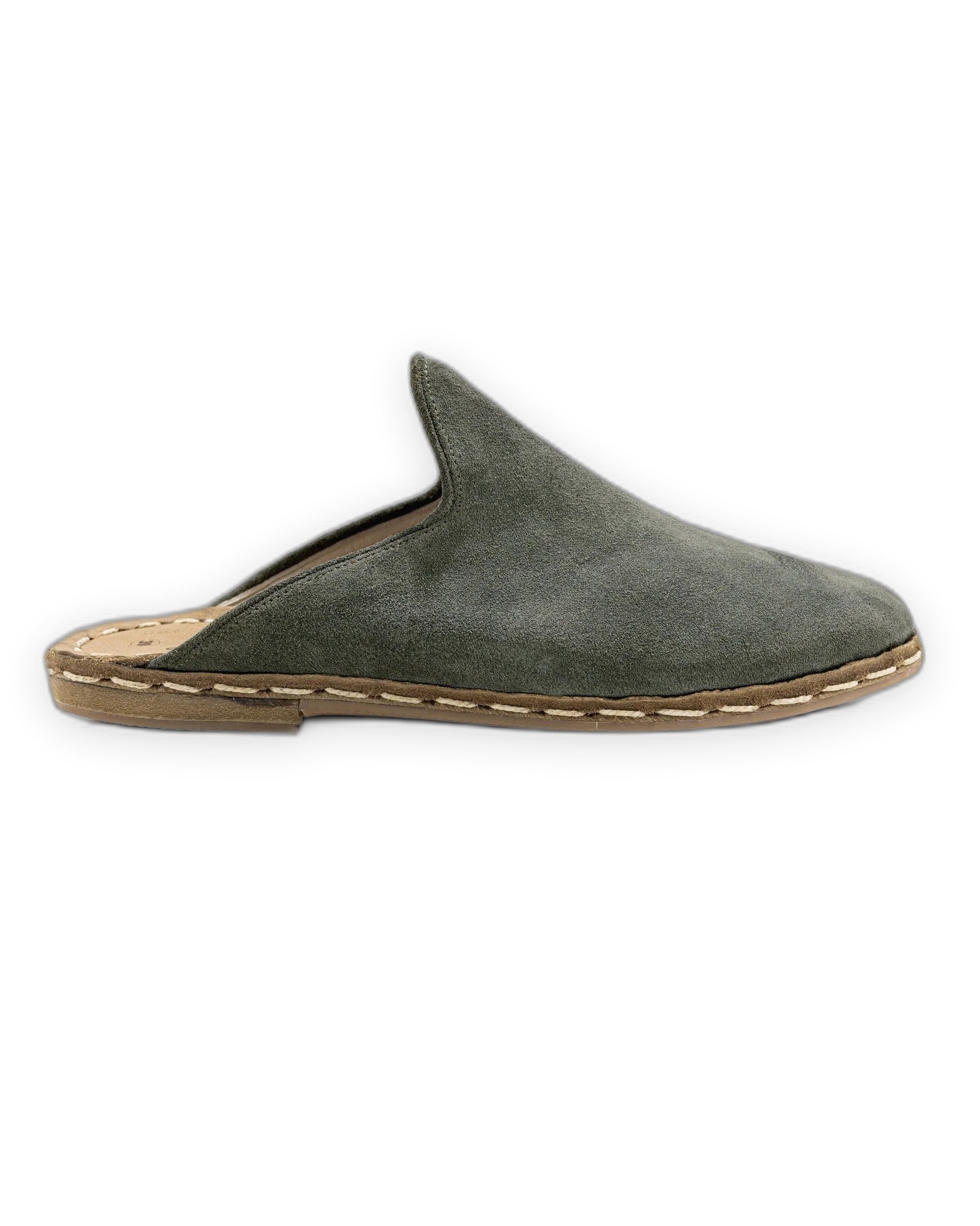 Top view Leather Slippers - Handcrafted Calf Leather | Bespoky