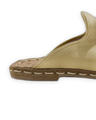 Top view Yellow Slippers - Handcrafted Calf Leather | Bespoky