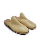 Women's Yellow Slippers - Handcrafted Calf Leather Wide Toe Box | Bespoky