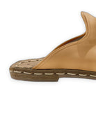 Top view Melon Yellow Slippers - Handcrafted Calf Leather | Bespoky