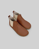 Women's Dark Brown Chelsea Boots - Handcrafted Calf Leather Wide Toe Box | Bespoky