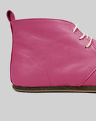 Detail Fuchsia Ankle Boots - Handcrafted Calf Leather Turkey | Bespoky