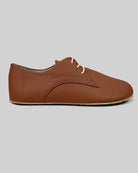 Side view Dark Brown Oxford Shoes - Calf Leather Zero Drop | Bespoky