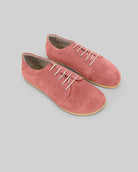 Women's Pink Barefoot Sneaker - Handcrafted Calf Leather Wide Toe Box | Bespoky