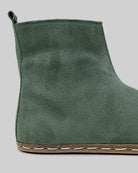 Top view Green Chelsea Boots - Handcrafted Calf Leather | Bespoky