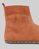 Top view Orange Chelsea Boots - Handcrafted Calf Leather | Bespoky