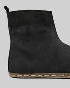 Top view Black Suede Chelsea Boots - Handcrafted Calf Leather | Bespoky