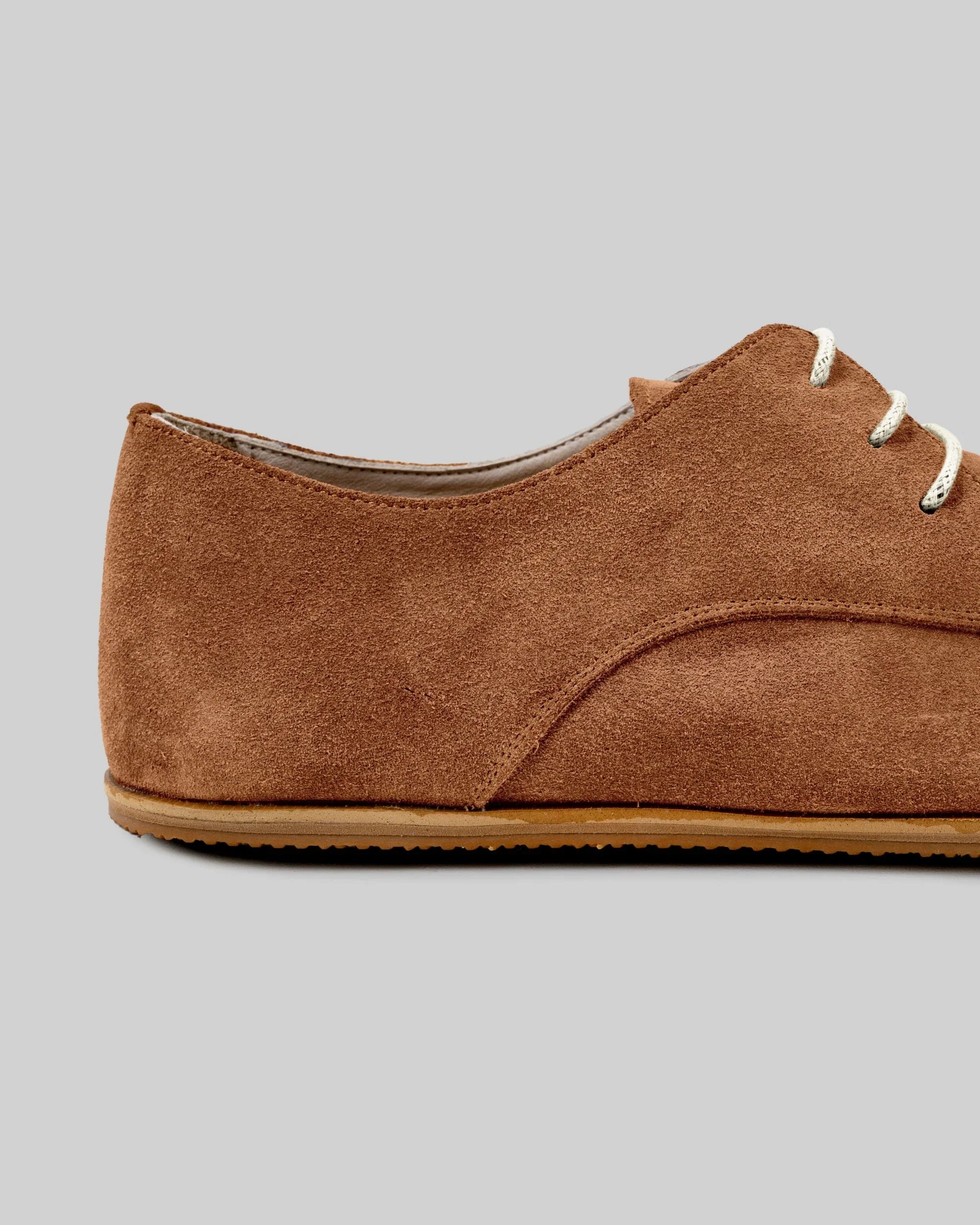 Top view Suede Oxford Shoes - Handcrafted Calf Leather | Bespoky