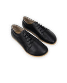Men's Black Barefoot Sneaker - Handcrafted Calf Leather Wide Toe Box | Bespoky