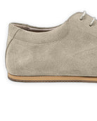 Top view Cream Suede Barefoot Sneaker - Handcrafted Calf Leather | Bespoky