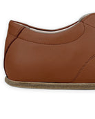 Side view Dark Brown Barefoot Sneaker - Calf Leather Zero Drop | Bespoky