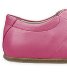 Top view Fuchsia Barefoot Sneaker - Handcrafted Calf Leather | Bespoky