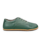 Detail Green Barefoot Sneaker - Handcrafted Calf Leather Turkey | Bespoky