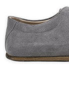Side view Grey Suede Barefoot Sneaker - Calf Leather Zero Drop | Bespoky