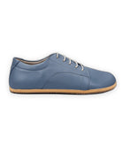 Detail Jean Blue Barefoot Sneaker - Handcrafted Calf Leather Turkey | Bespoky